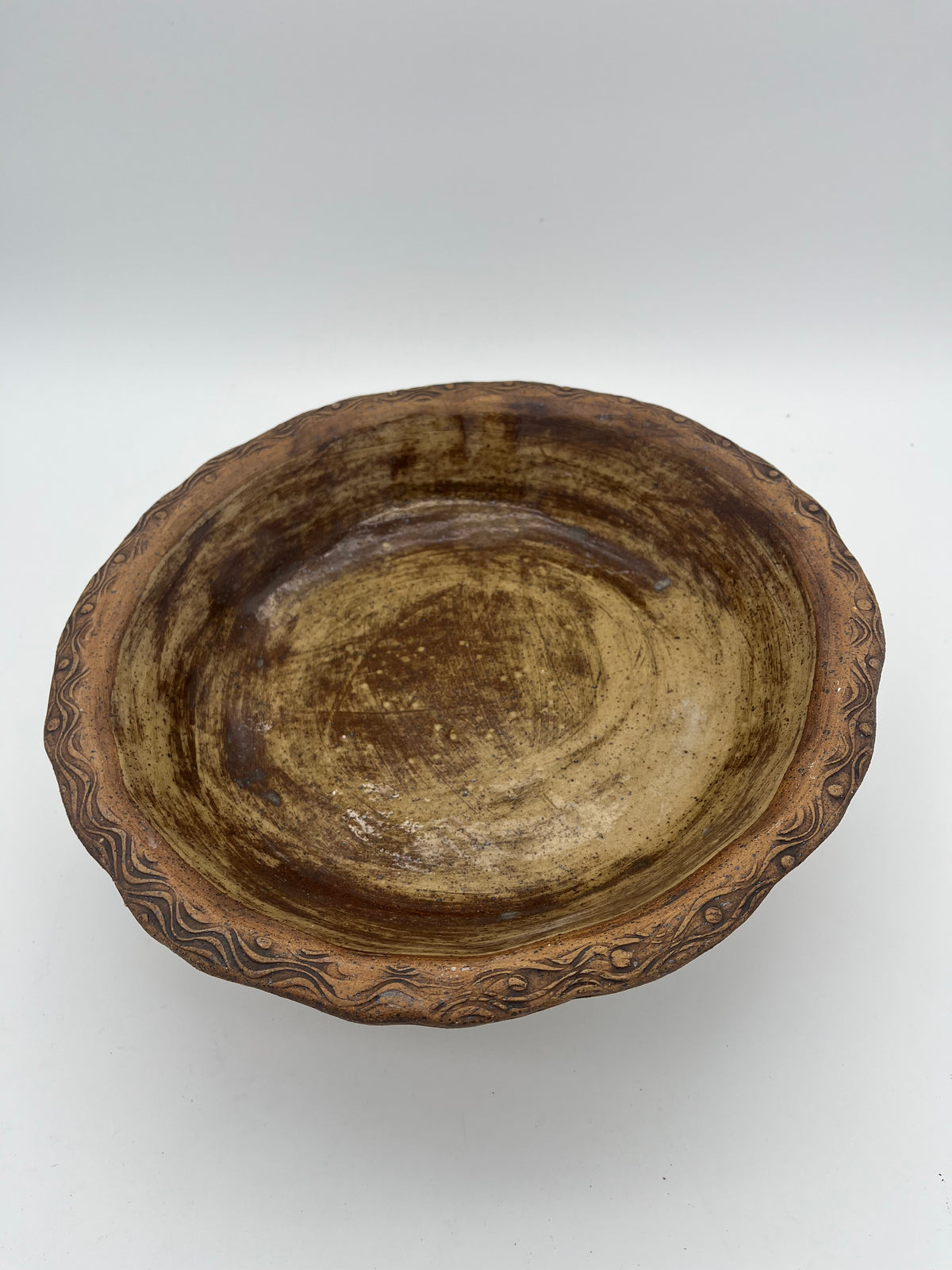 large rustic bowl