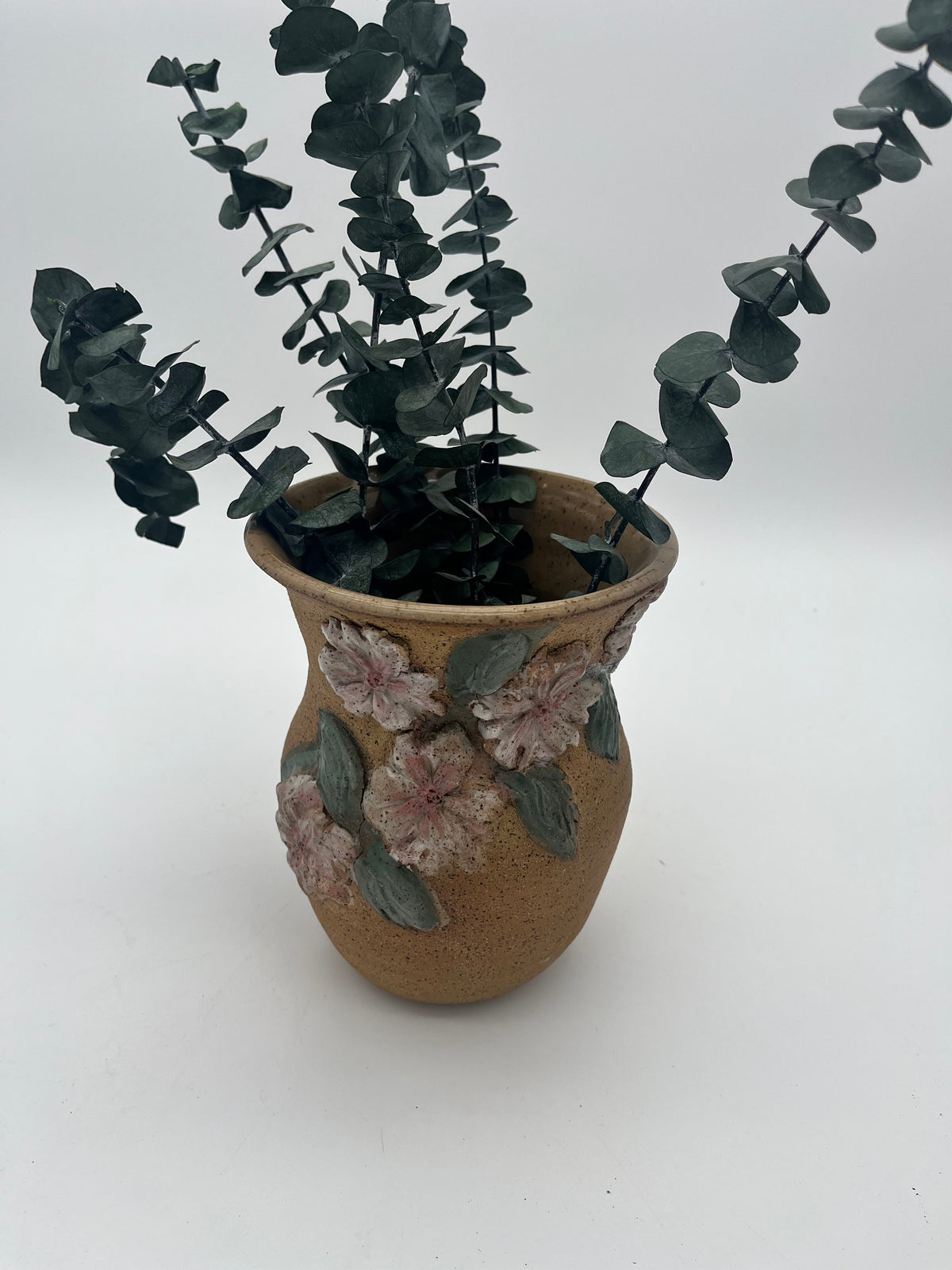 Vase- pink flowers
