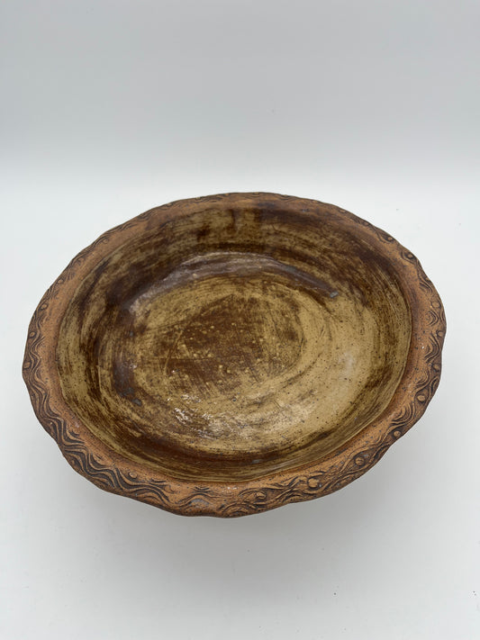 large rustic bowl